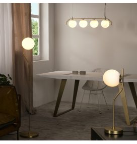 Lámpara led colgante ACB Maui 4L oro viejo