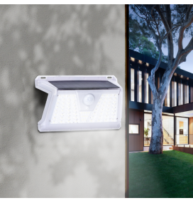Aplique solar para pared con sensor de movimiento