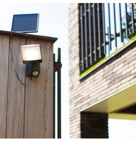 Aplique led solar Lutec Sunshine M 11W con sensor