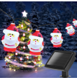Guirnalda led solar Papá Noel 3,8m