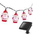 Guirnalda led solar Papá Noel 3,8m