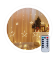 Cortina led estrellas 3,5m 3000K