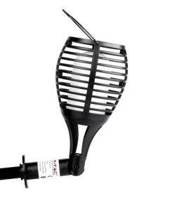 Aplique led solar V-Tac con efecto llama 4 en 1 negro