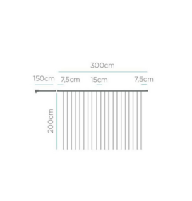 Cortina de guirnalda Newgarden Luceo 6x3