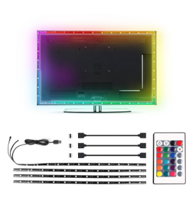 Tira de luz led de bajo voltaje para TV RGB