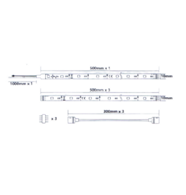 Tira de luz led de bajo voltaje para TV RGB