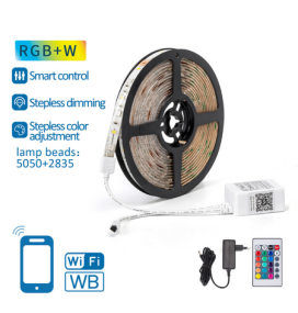 Kit de tira de luz led wifi 5m RGBW