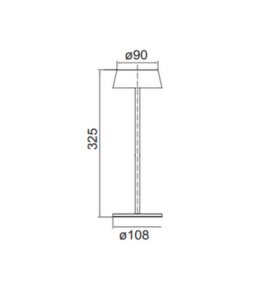 Lámpara led Mantra K4 7985 blanca portátil