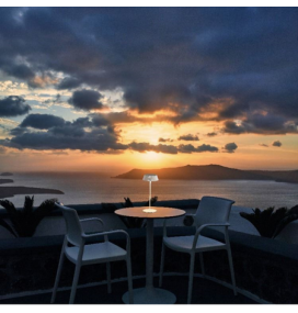 Lámpara led Mantra Relax 7933 blanca portátil