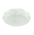 Plafón led  Diamante 24W regulable difusor estrellas