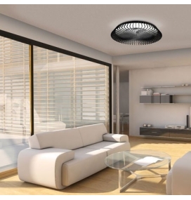 Ventilador de techo led Mantra Himalaya mini negro