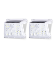 Pack de dos apliques led solares con sensor de movimiento