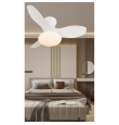 Ventilador led de techo Tulip 18-36W CCT blanco