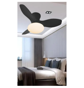 Ventilador led de techo Tulip 18W CCT negro