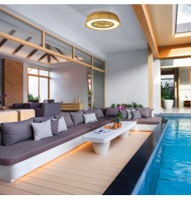 Ventilador de techo led Mantra Indonesia regulable