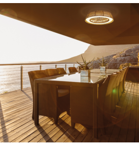 Ventilador de techo led Mantra Indonesia regulable