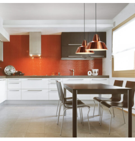 Lámpara colgante decorativa Umbrella 7 cobre E27