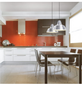 Lámpara colgante decorativa Umbrella 10 gris E27