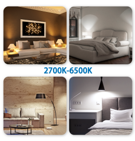 Bombilla led inteligente Wifi E14 esférica 6,5W RGB+CCT