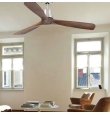 Ventilador de techo Faro Lantau níquel y marrón Ø132cm DC 