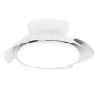 Ventilador led de techo Mantra Aloha 8233 con aspas retráctiles blanco