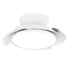 Ventilador led de techo Mantra Aloha 8233 con aspas retráctiles blanco