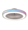 Ventilador de techo led Mantra Gamer 8291 CCT+RGB blanco