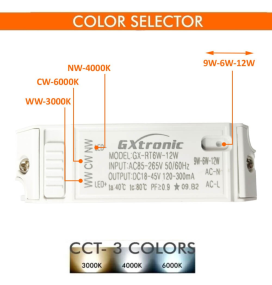 Downlight led 8W chip Osram con 3 tonos de luz
