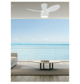 Ventilador led de techo Jueric Fly Maxi CCT blanco
