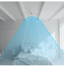 Ventilador de techo Sulion Nati sin luz níquel y madera 107cm