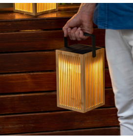 Lámpara led solar y batería recargable Newgarden Okinawa