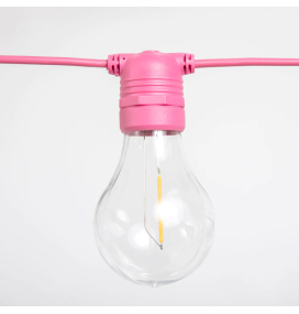 Guirnalda led Newgarden Allegra cable rosa