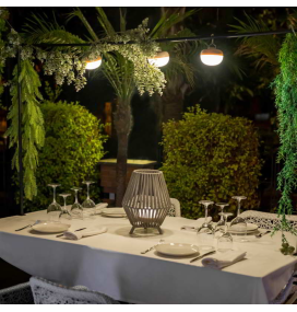 Lámpara decorativa Newgarden Conta 30 batería recargable