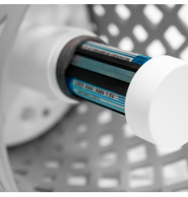 Lámpara de mesa portátil Newgarden Gretita blanca