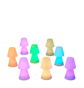 Lámpara de mesa led Newgarden Lola 45 batería recargable