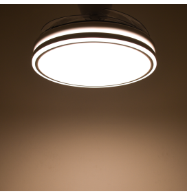 Ventilador de techo led Asgard 36-72W con aspas retráctiles blanco