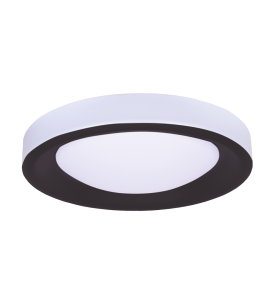 Plafón led Titán 36-72W blanco y negro