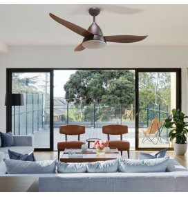 Ventilador de techo led Marino 16W plata