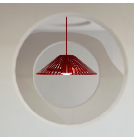 Ventilador de techo led Terra Sulion 18W burdeos