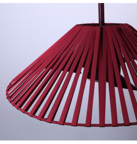 Ventilador de techo led Terra Sulion 18W burdeos