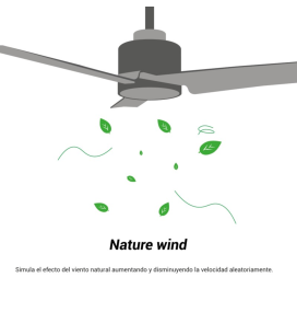 Ventilador de techo led Terra Sulion 18W burdeos