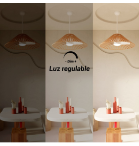 Ventilador de techo led Terra Sulion 18W marrón