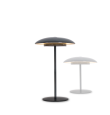 Lámpara led de mesa Newgarden Sardinia 30 con batería recargable antracita