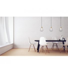 Lámpara colgante decorativa Elga E27 negra