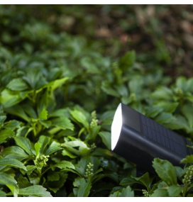 Aplique led de pared solar Gimbo de Lutec 7W negro