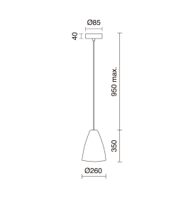 Lámpara led colgante Cuska S madera E27