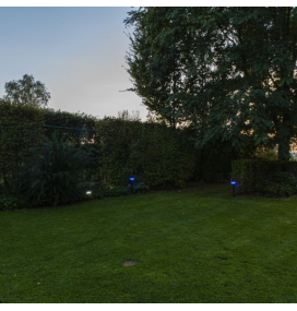 Pica led solar Lutec Karlo con sensor 6,8W negra