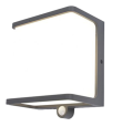 Aplique led solar de pared Lutec Doblo con sensor de movimiento