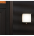 Aplique led solar de pared Lutec Doblo con sensor de movimiento