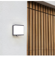 Aplique led solar de pared Lutec Doblo con sensor de movimiento